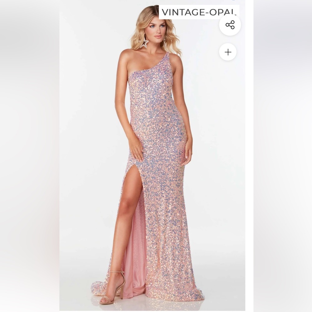 Alyce 61114 Dress (Size: 00, Color: Vintage Opal)